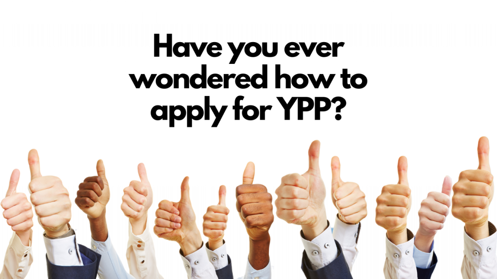 A man and woman checking on their phone on how to join the YPP and reading the eligibility criteria