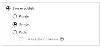 This is a Youtube Tool on how to save or publish a Youtube videos as private, unlisted or public