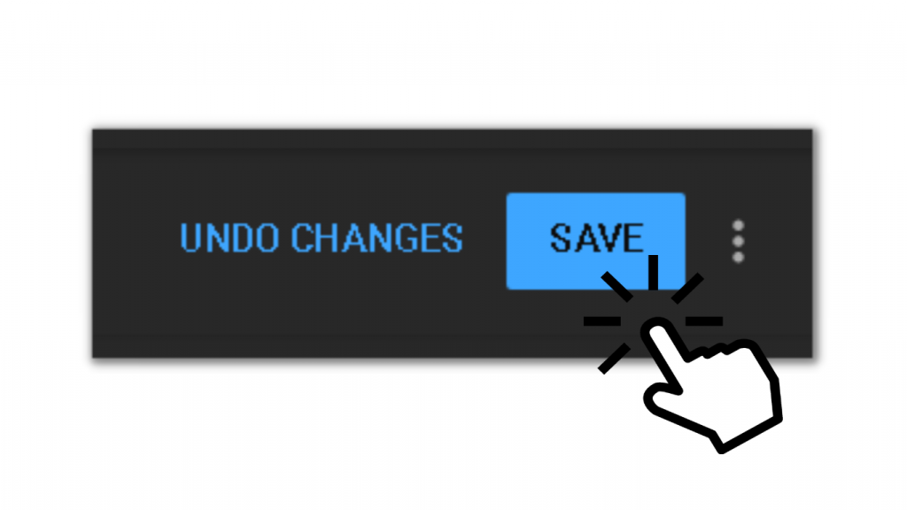 This is the undo changes button under content page from your youtube videos