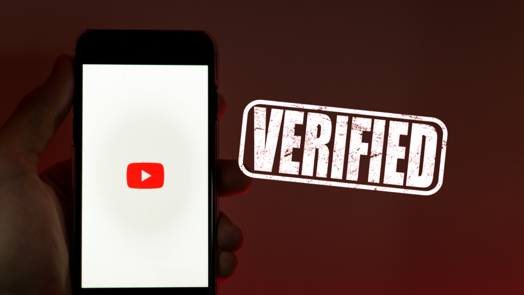 this is a youtube app and verified badge
